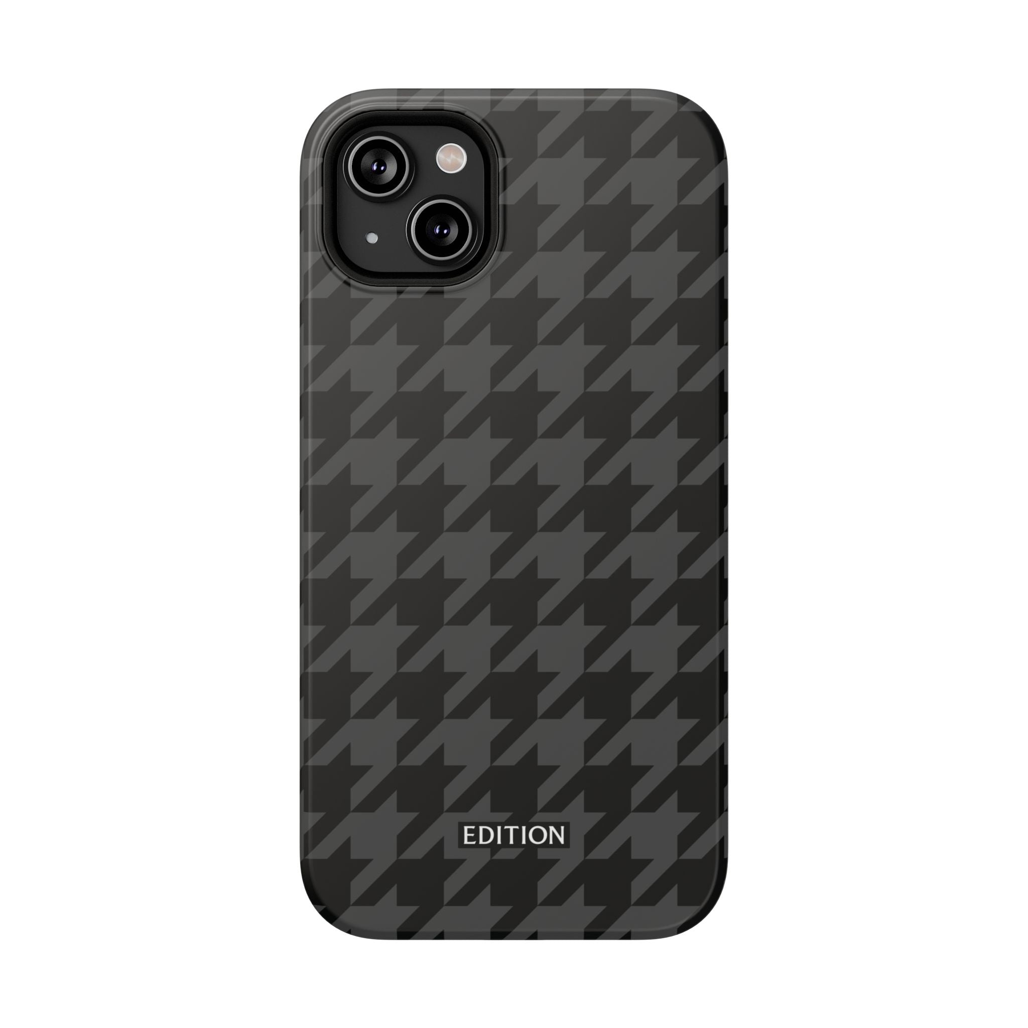 Grey Houndstooth Case