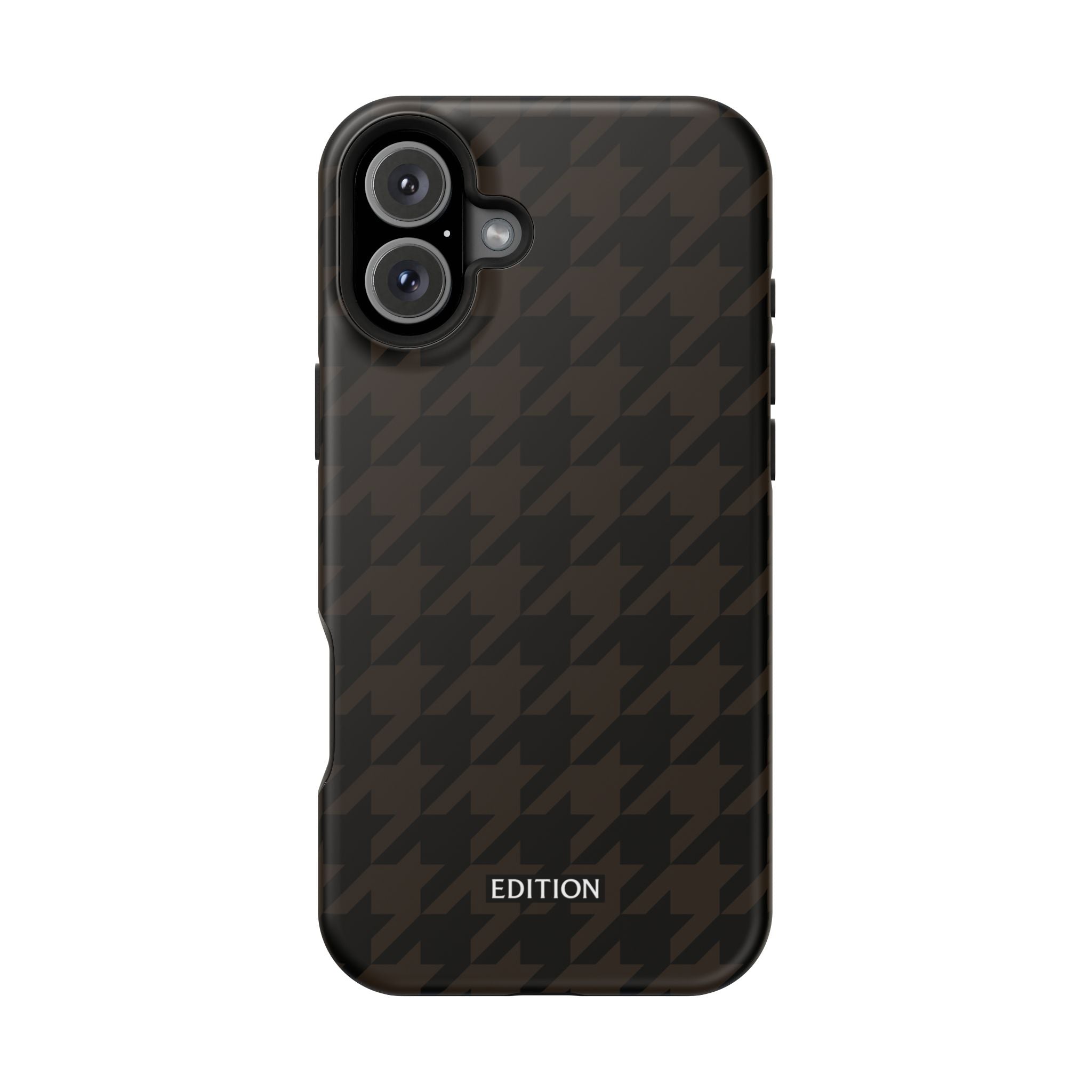 Brown Houndstooth Case