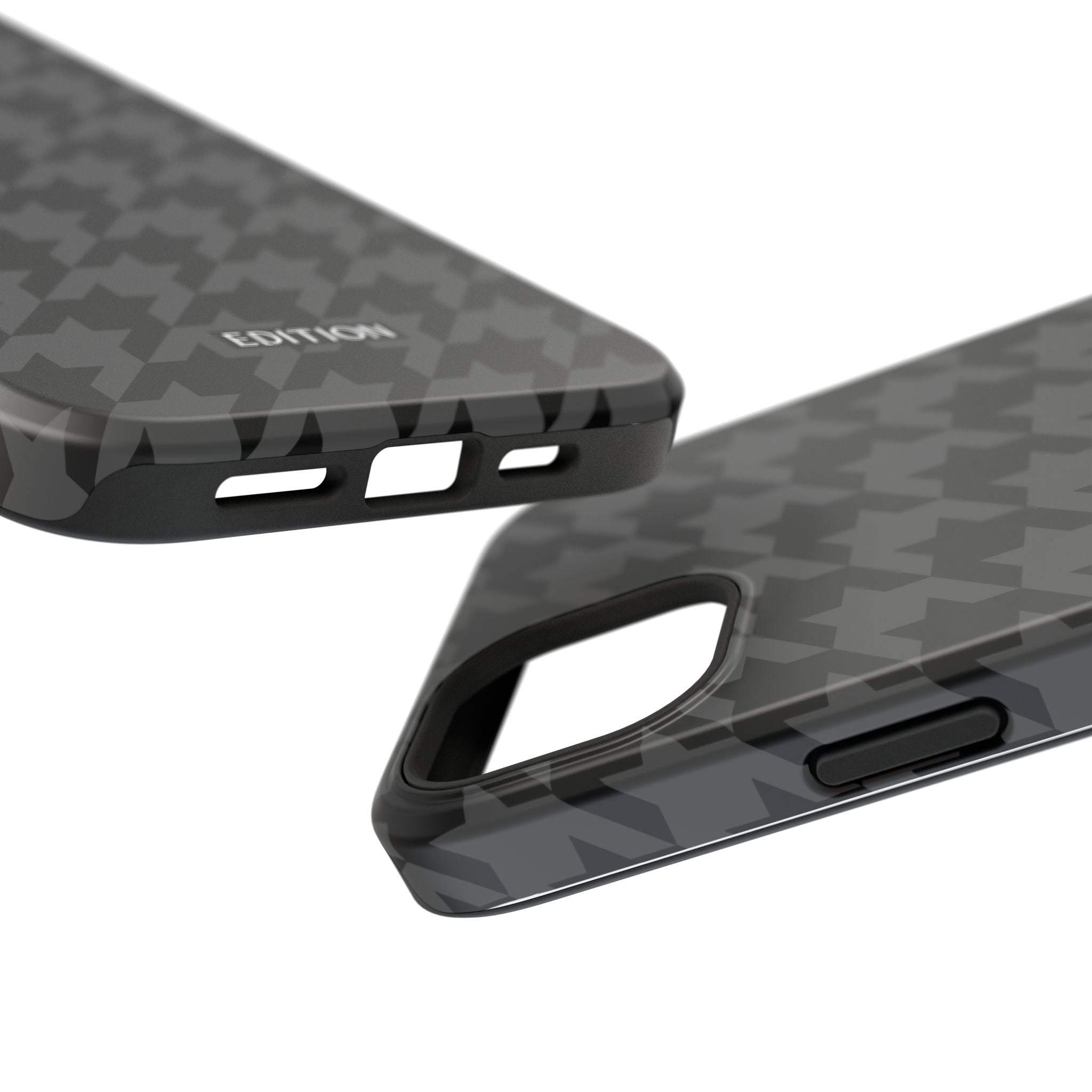 Grey Houndstooth Case