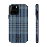 Navy Plaid Case