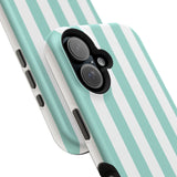 Teal Beach Stripe Case