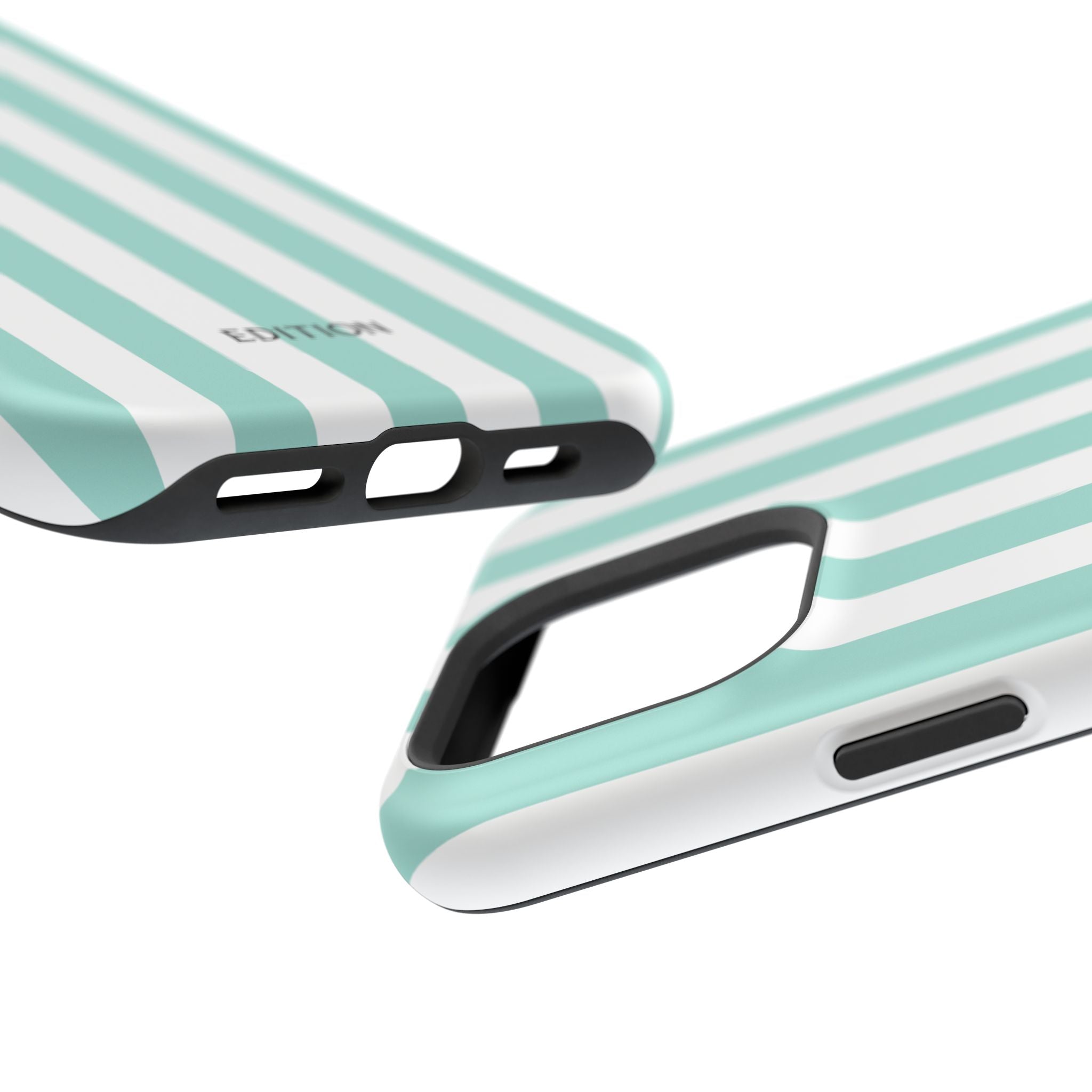 Teal Beach Stripe Case