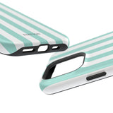 Teal Beach Stripe Case