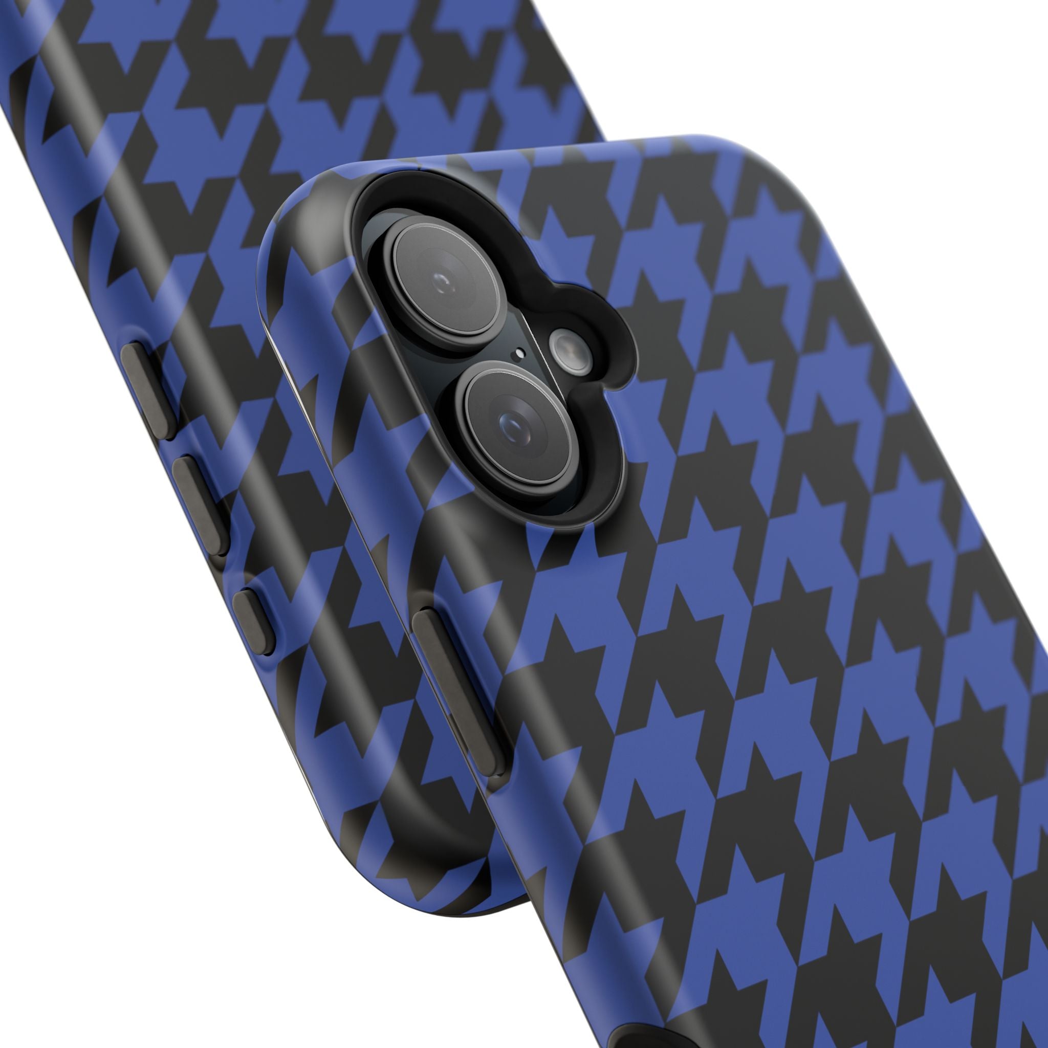 Blue Houndstooth Case