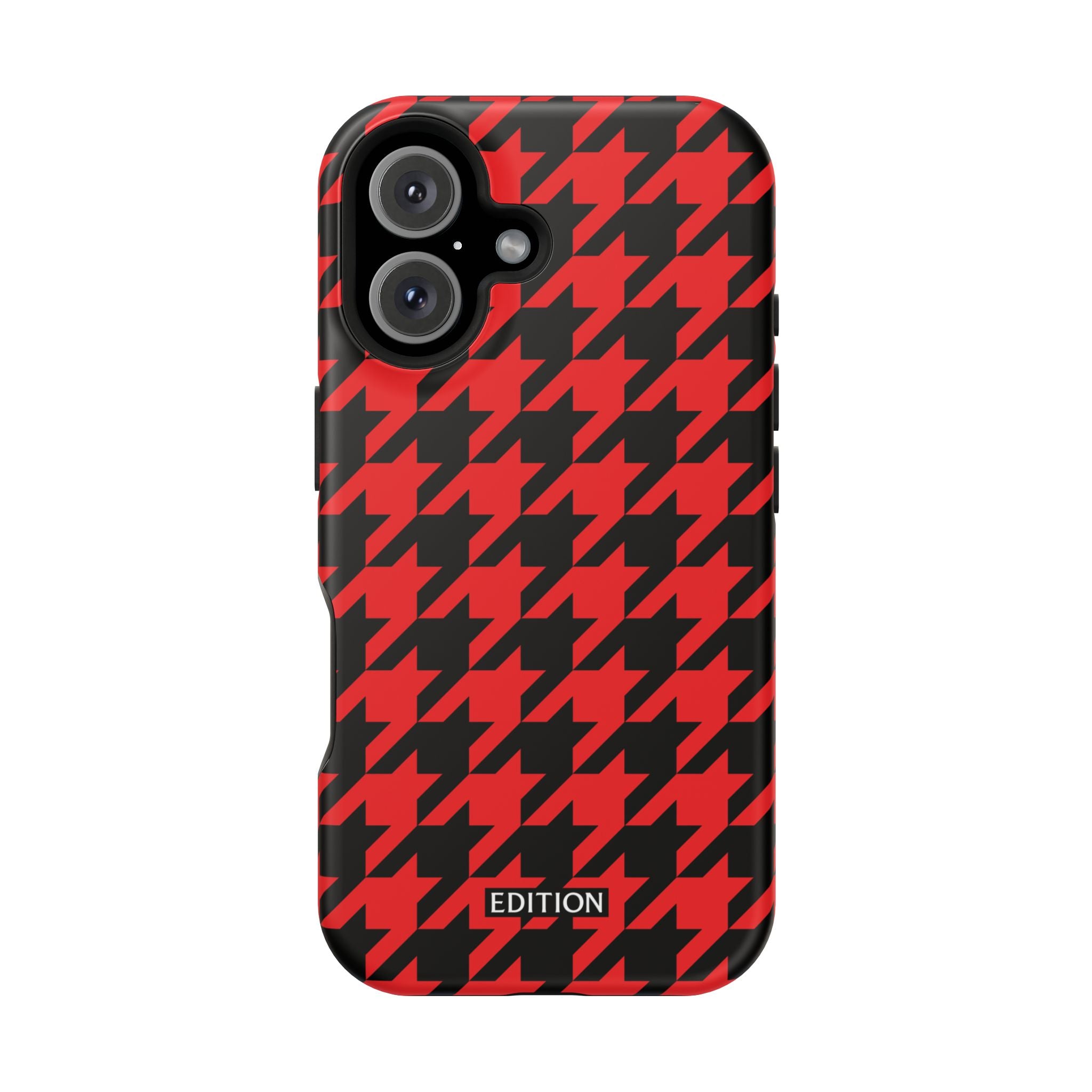 Red Houndstooth Case