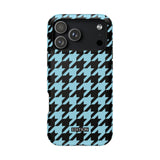 Baby Blue Houndstooth Case