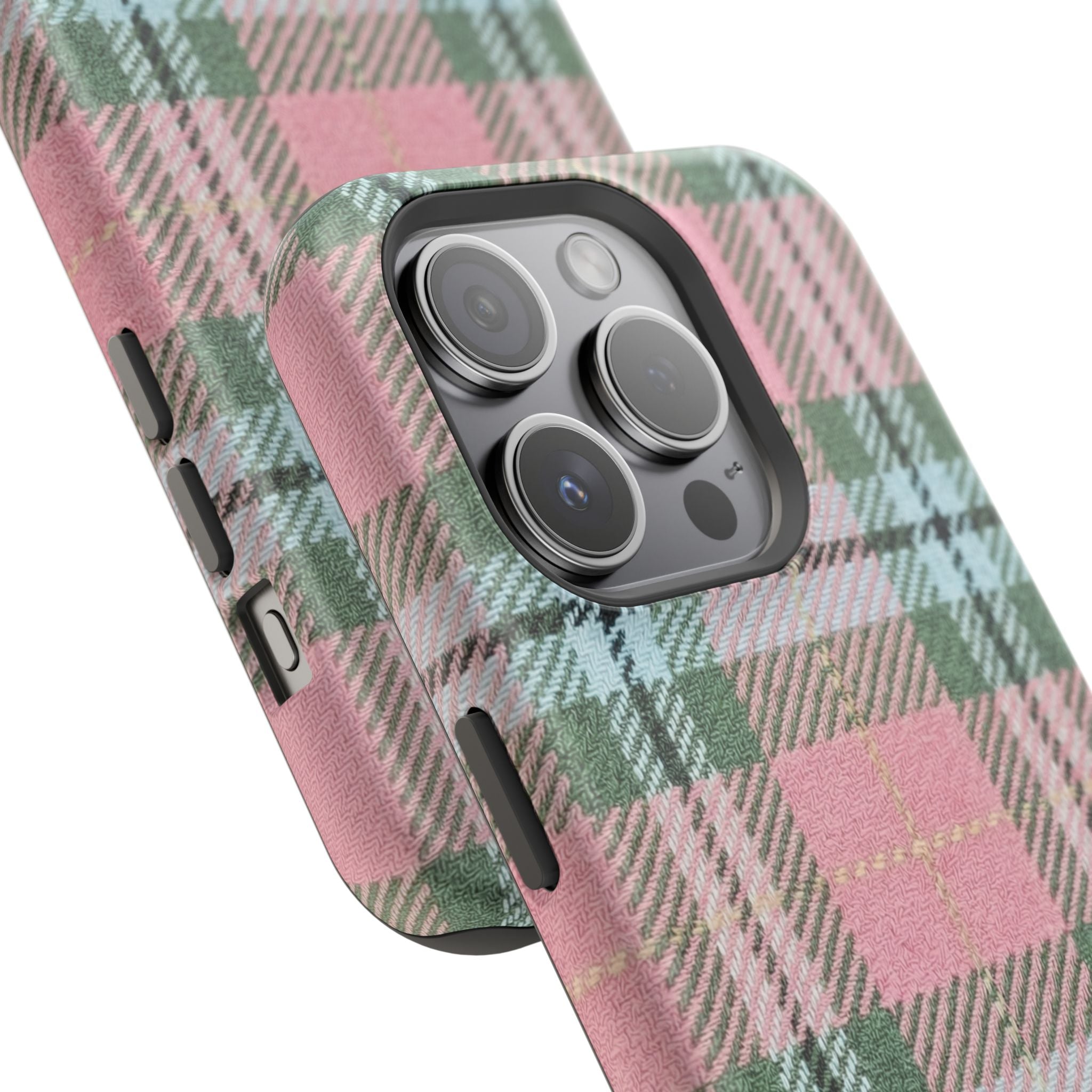 Baby Pink Plaid Case