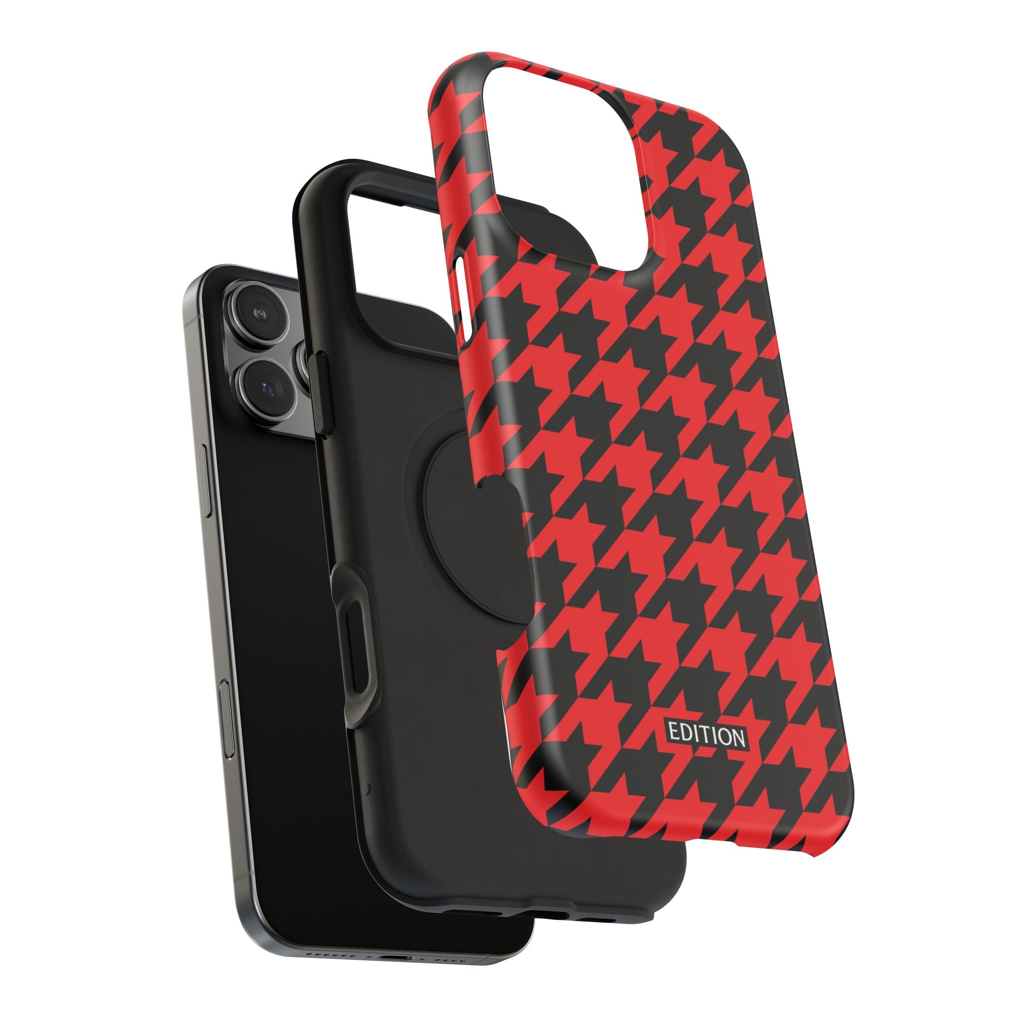 Red Houndstooth Case