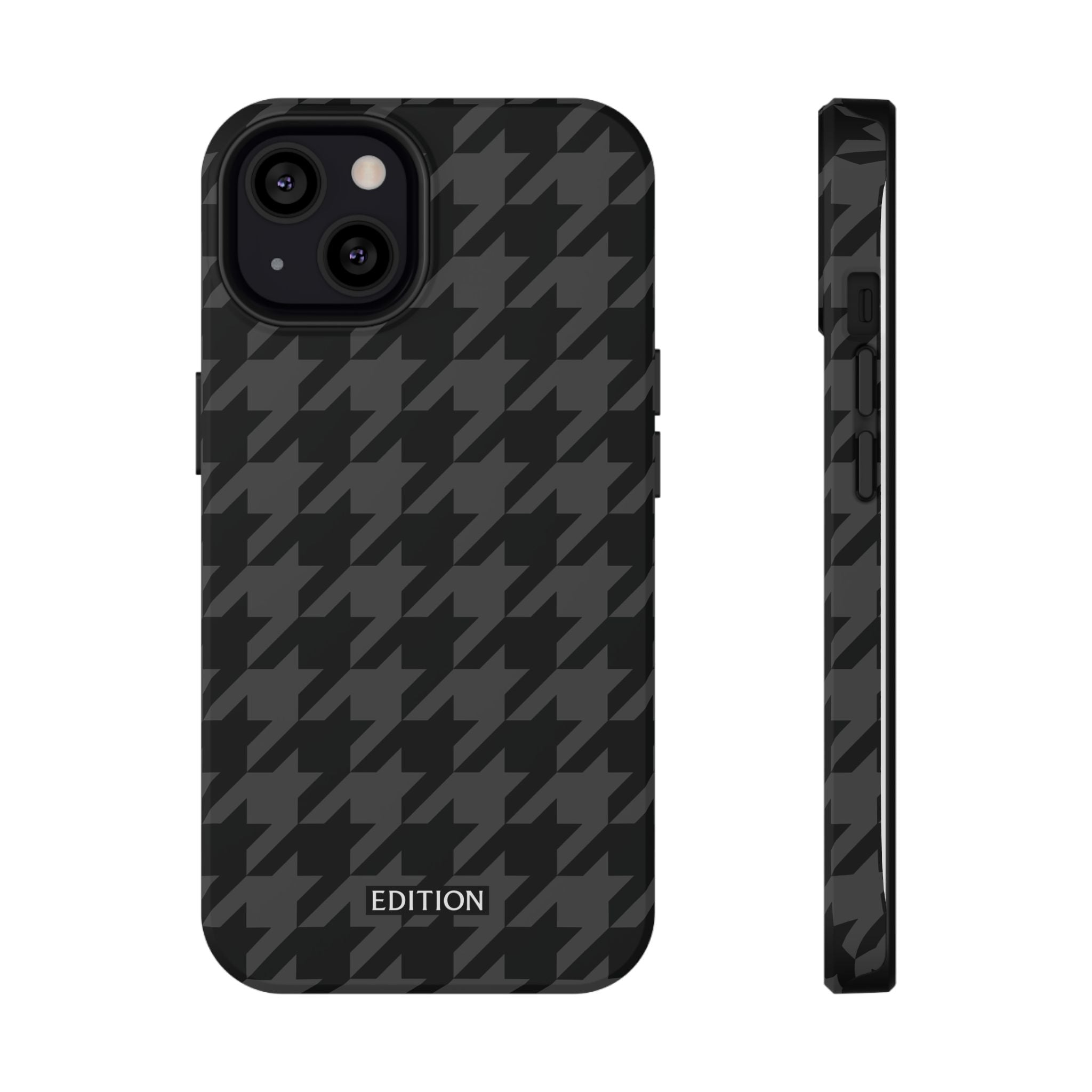 Grey Houndstooth Case