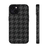 Grey Houndstooth Case