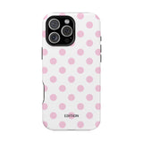 Pink and White Polka Dot Case