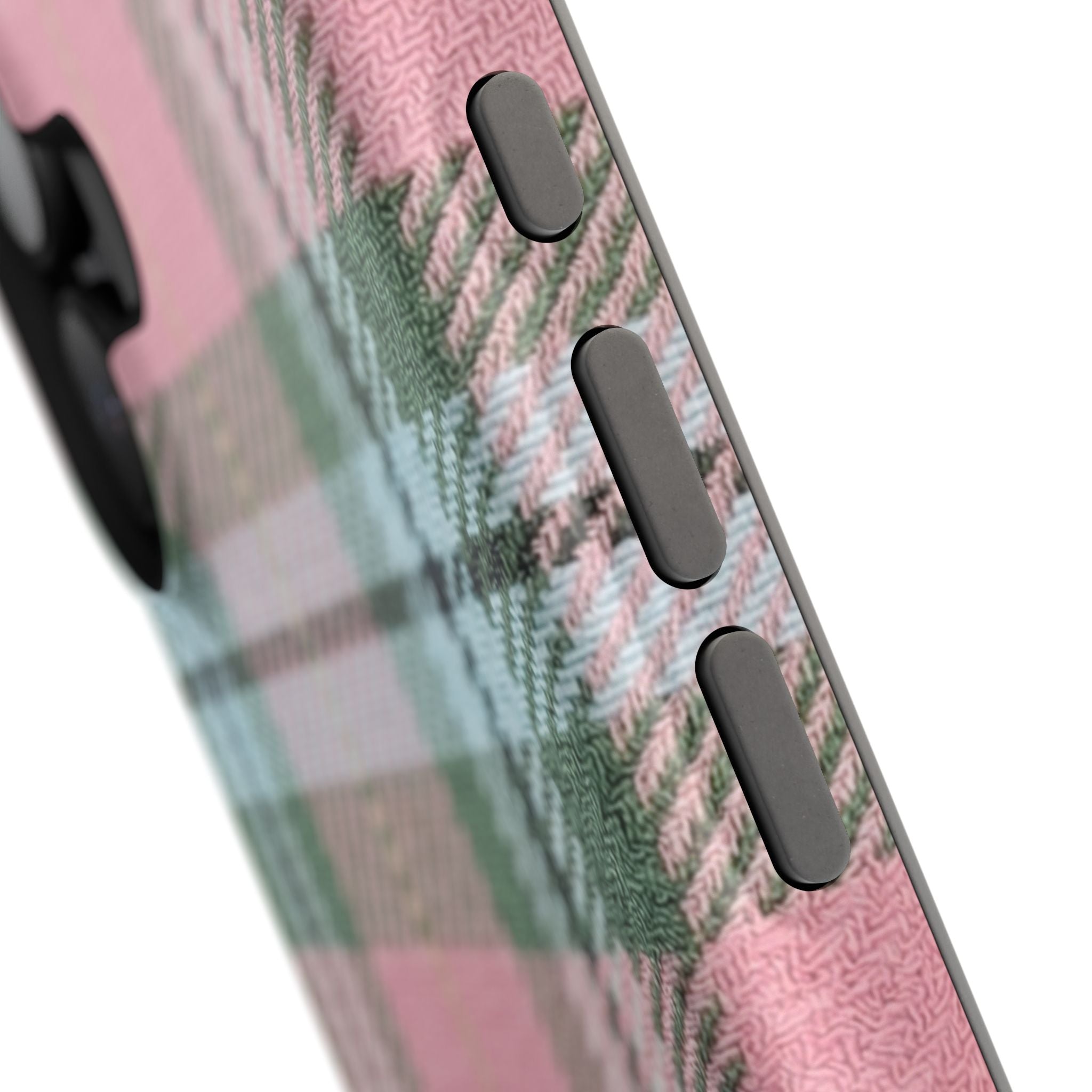 Baby Pink Plaid Case