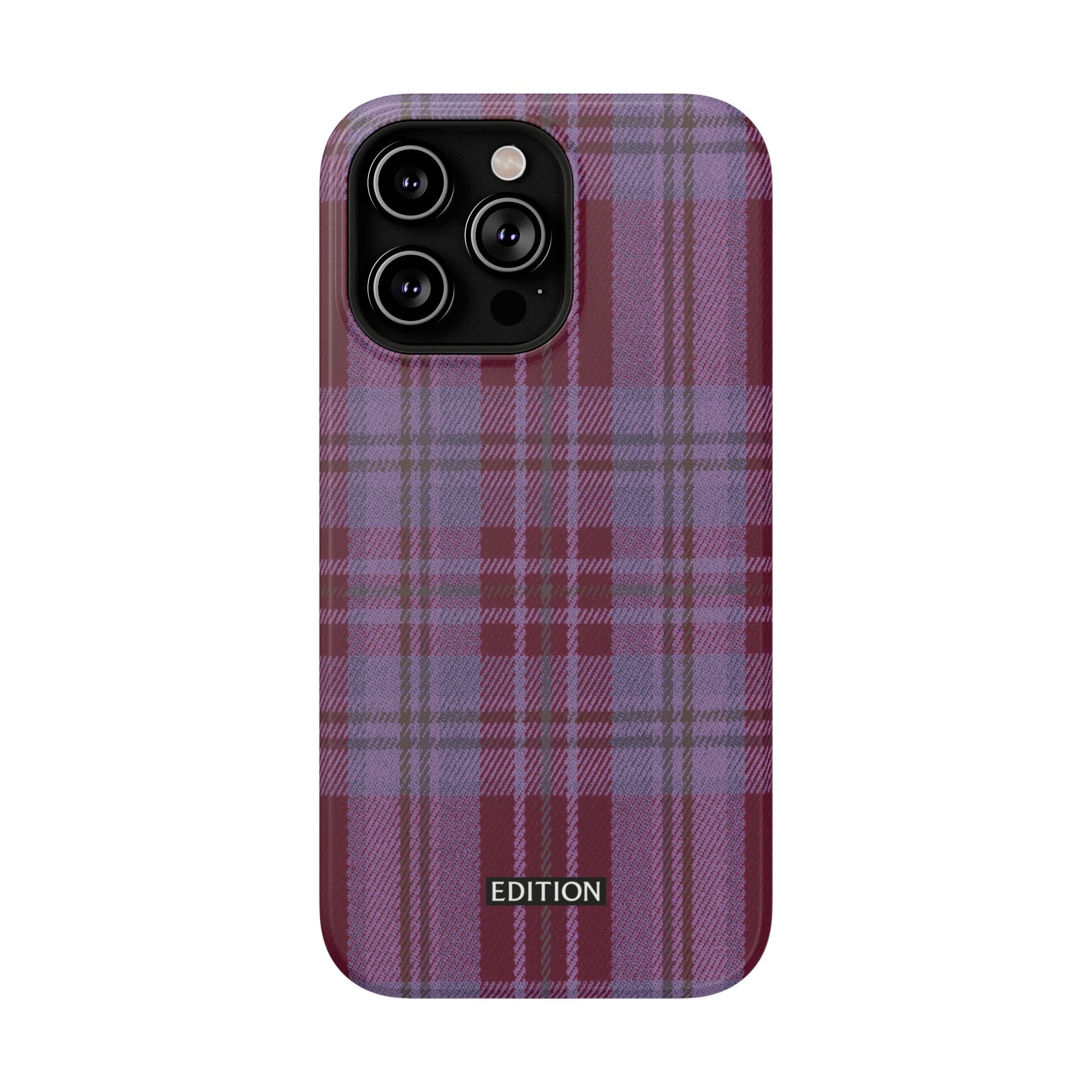 Magenta Plaid Case