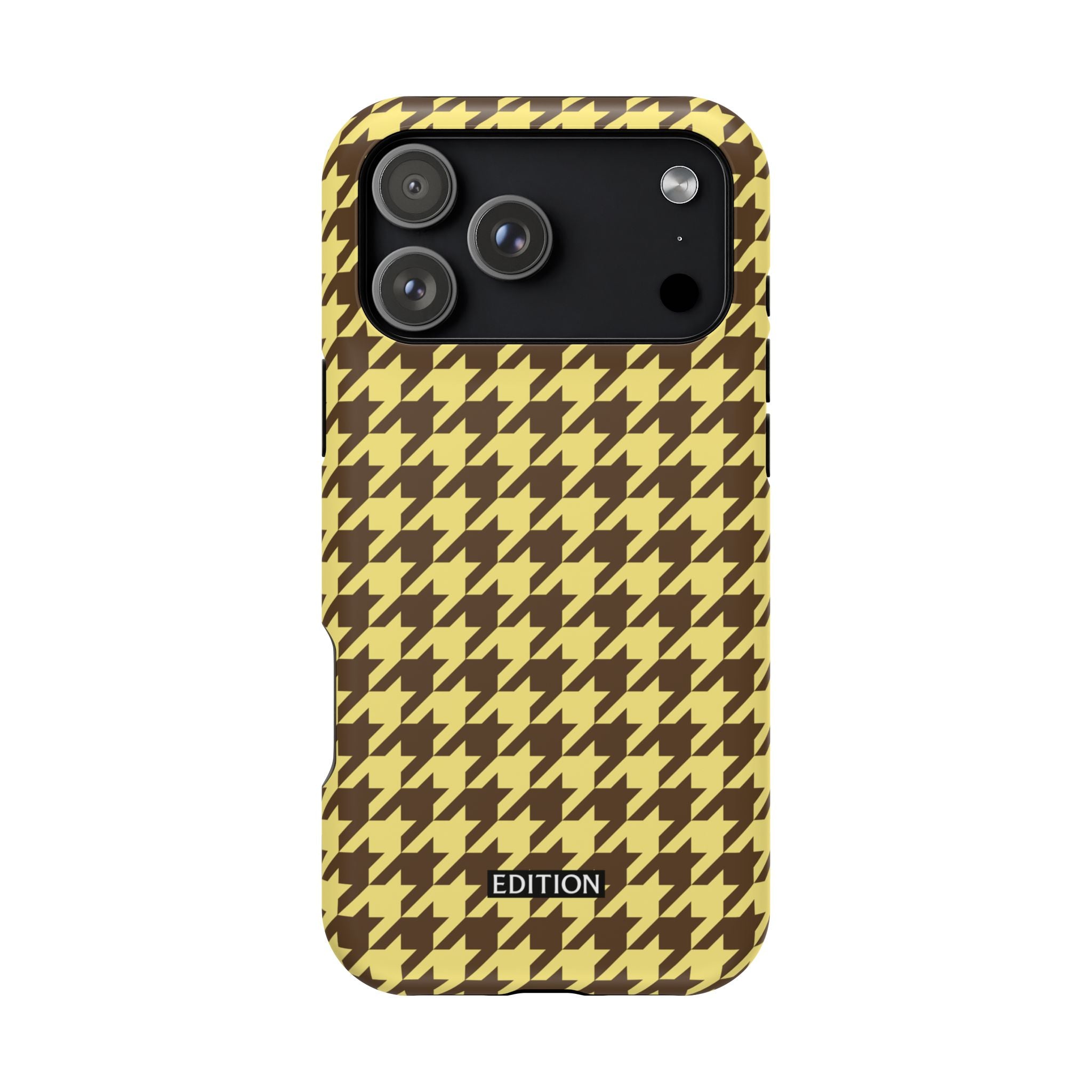 Banana Split Houndstooth Case
