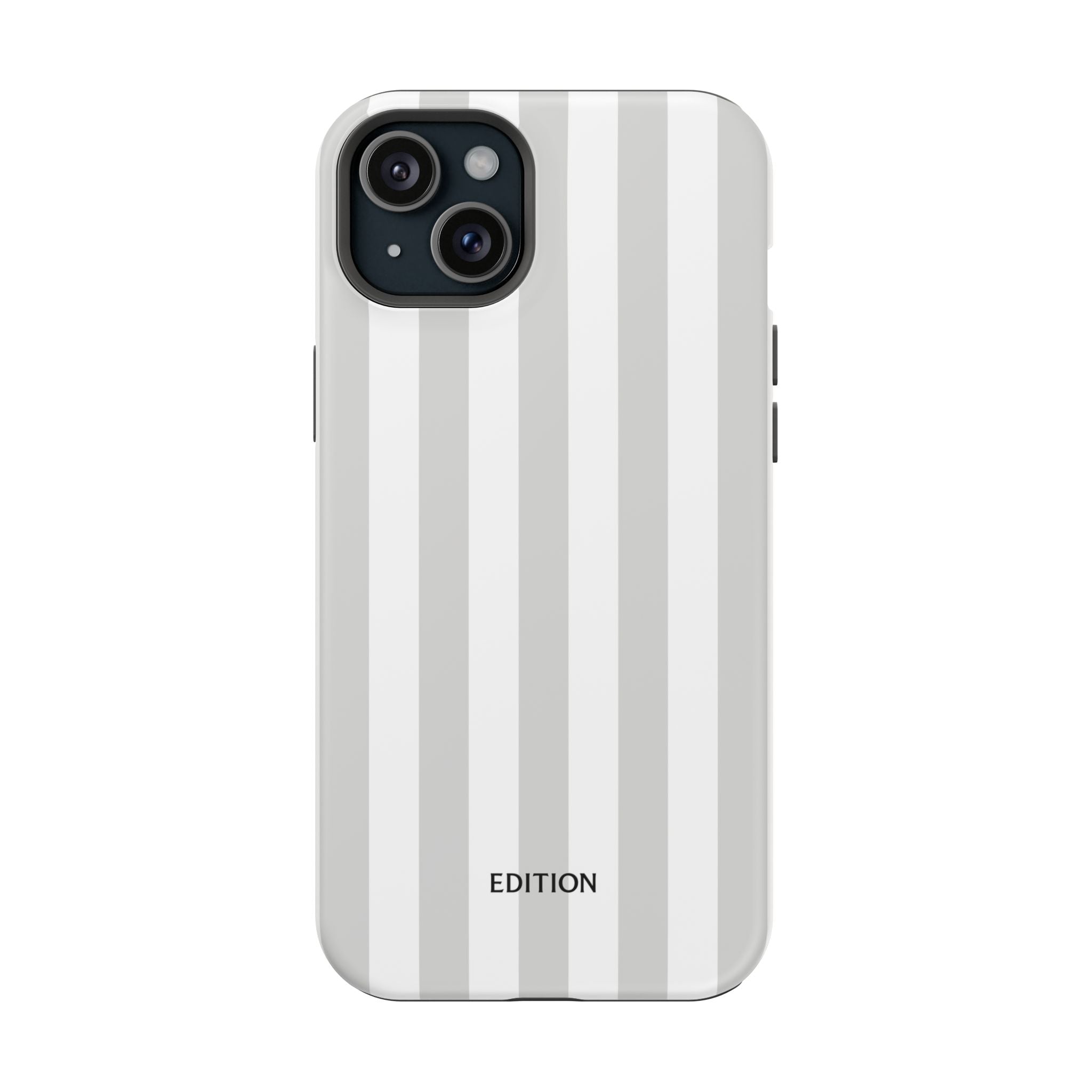 Grey Beach Stripe Case