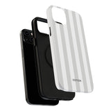 Grey Beach Stripe Case