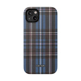 Blue and Pink Plaid Case
