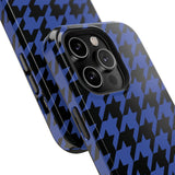 Blue Houndstooth Case