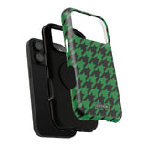 Green Houndstooth Case