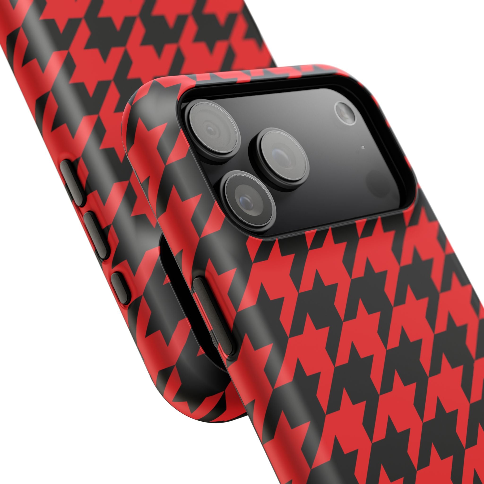 Red Houndstooth Case