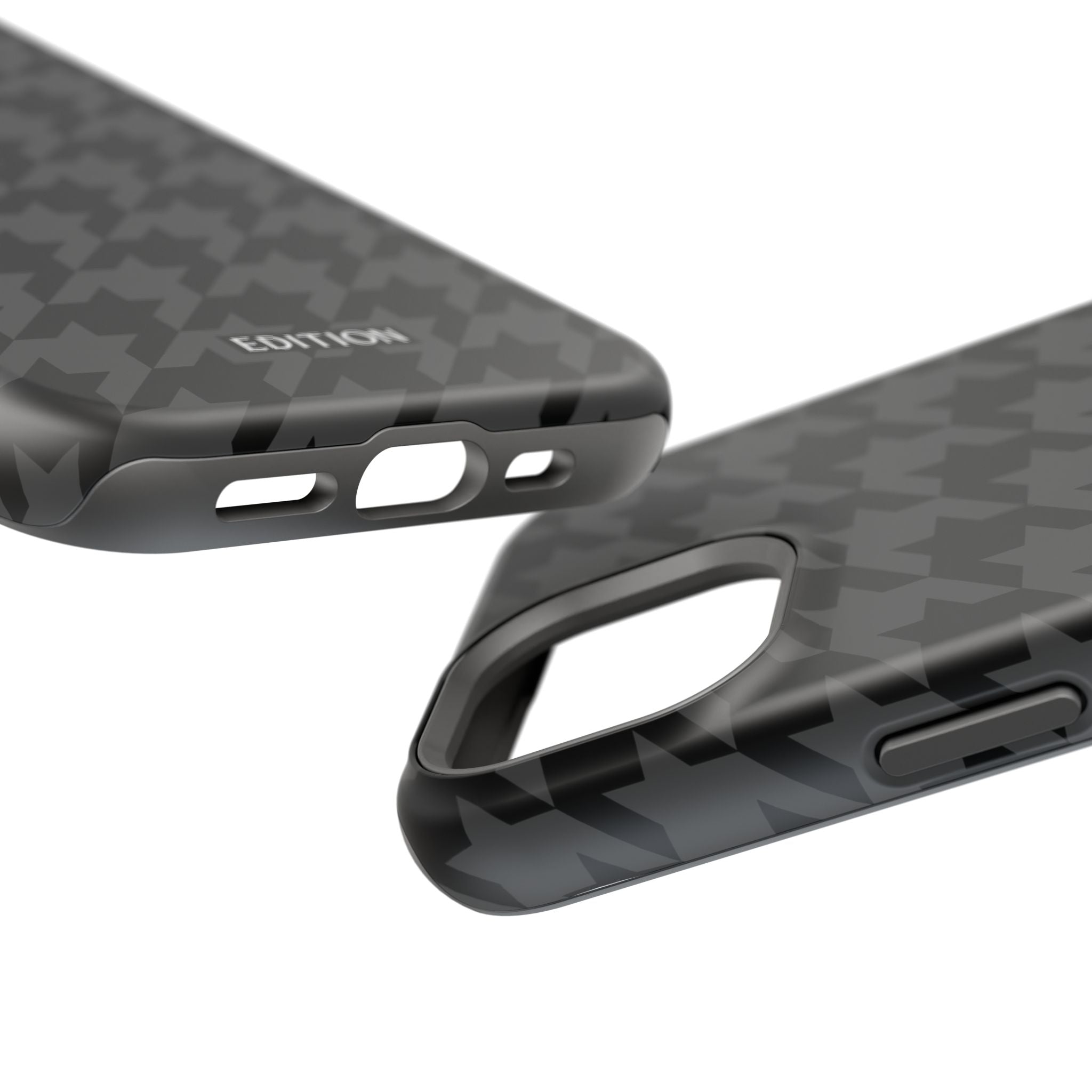Grey Houndstooth Case