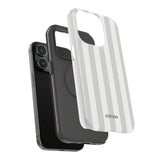 Grey Beach Stripe Case