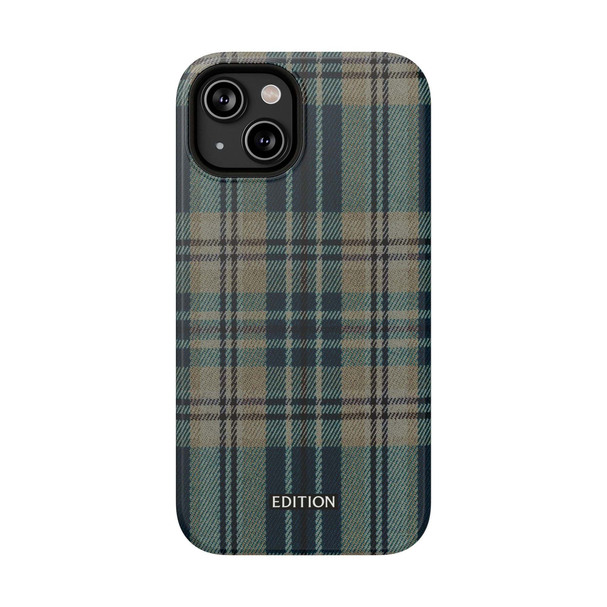 Green and Blue Plaid Case