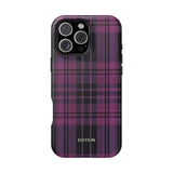 Black and Pink Plaid Case