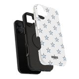 Blue and White Star Case