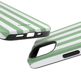 Green Beach Stripe Case