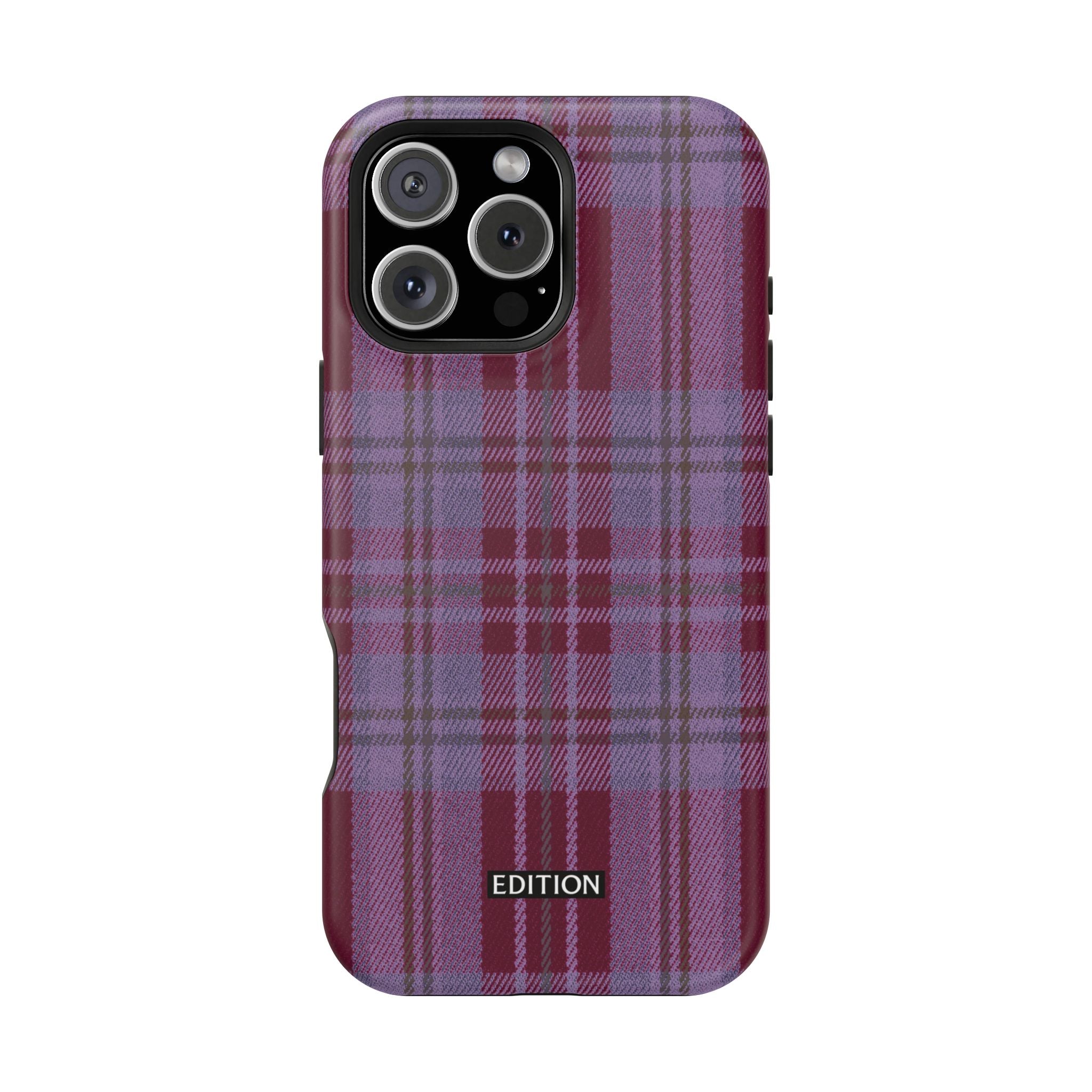 Magenta Plaid Case