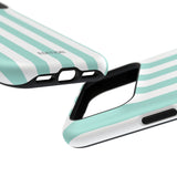 Teal Beach Stripe Case