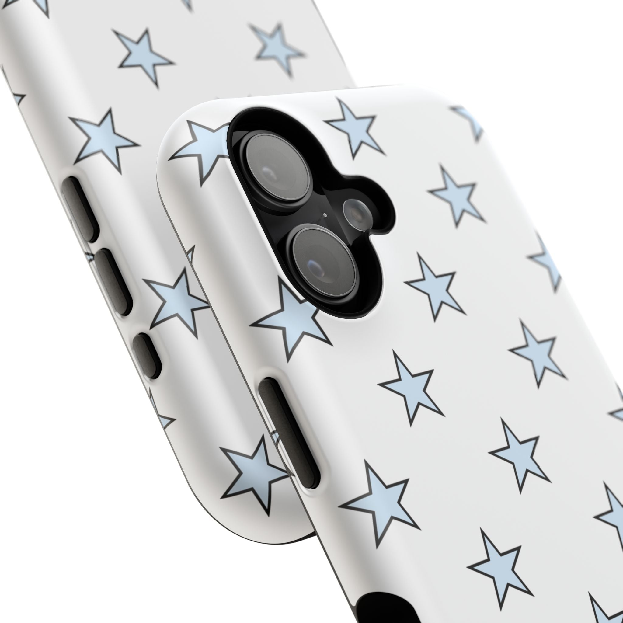 Blue and White Star Case