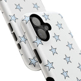 Blue and White Star Case