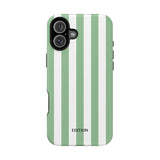 Green Beach Stripe Case