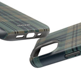 Green and Blue Plaid Case