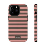 Peach Stripe Case