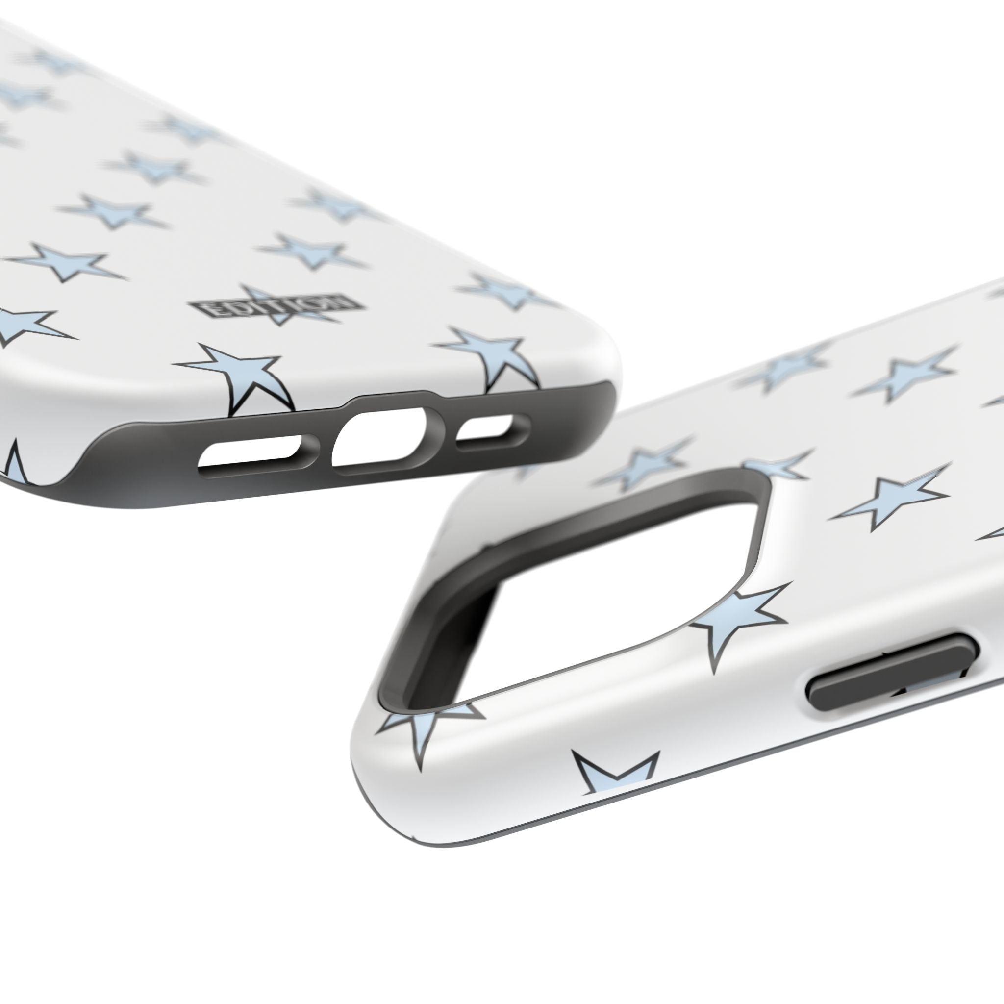 Blue and White Star Case