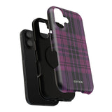 Black and Pink Plaid Case