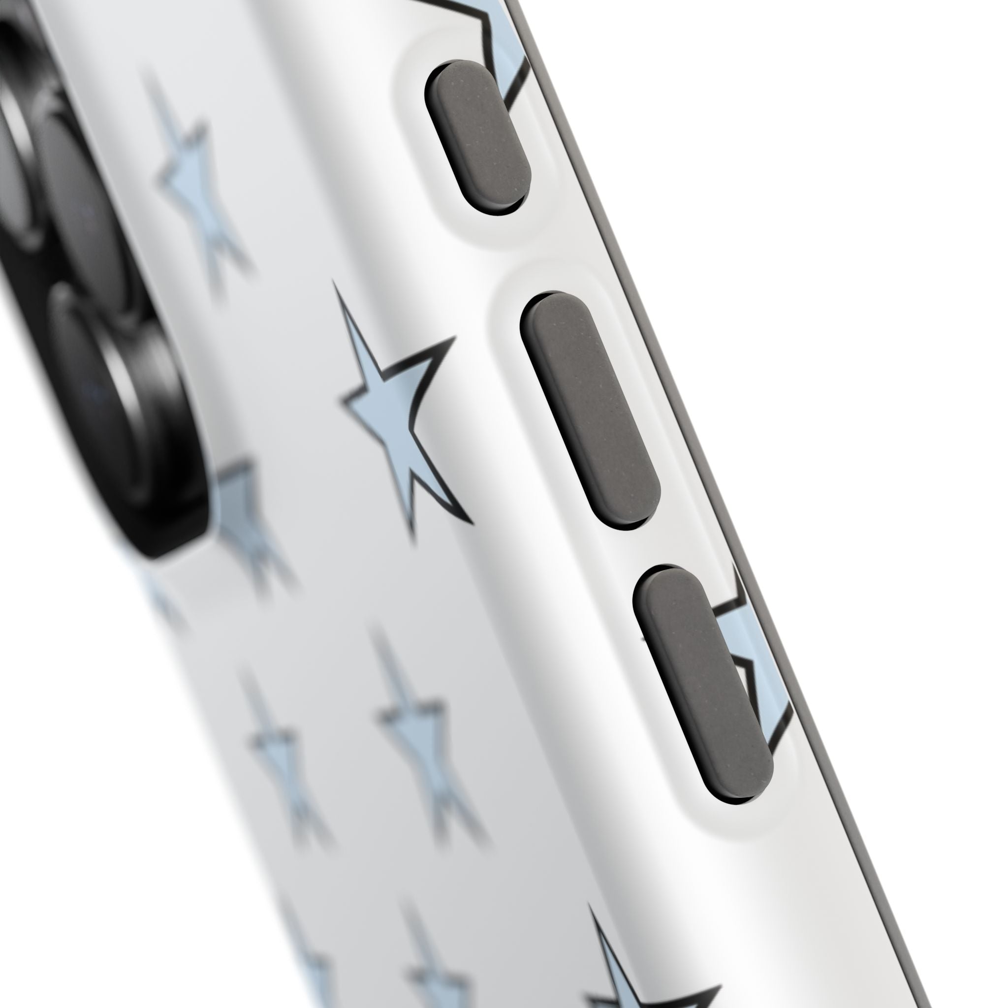 Blue and White Star Case