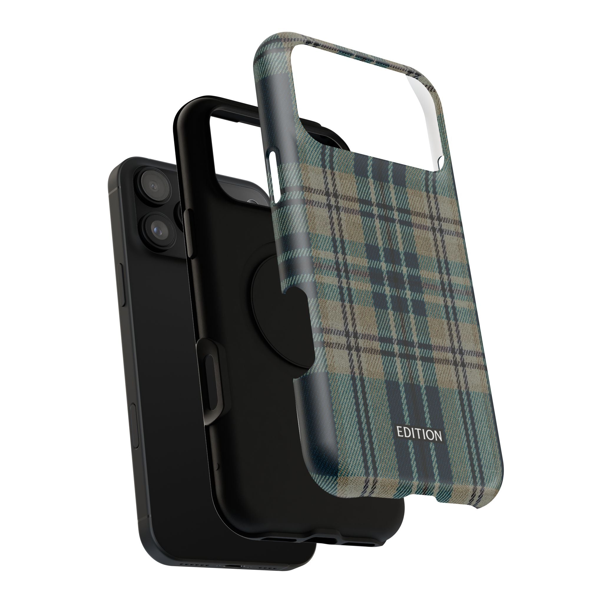 Green and Blue Plaid Case