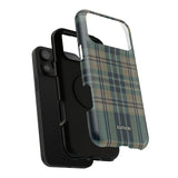 Green and Blue Plaid Case