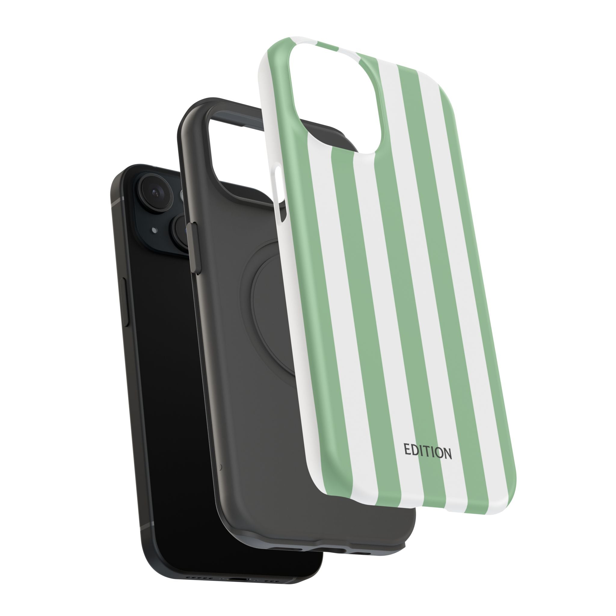 Green Beach Stripe Case