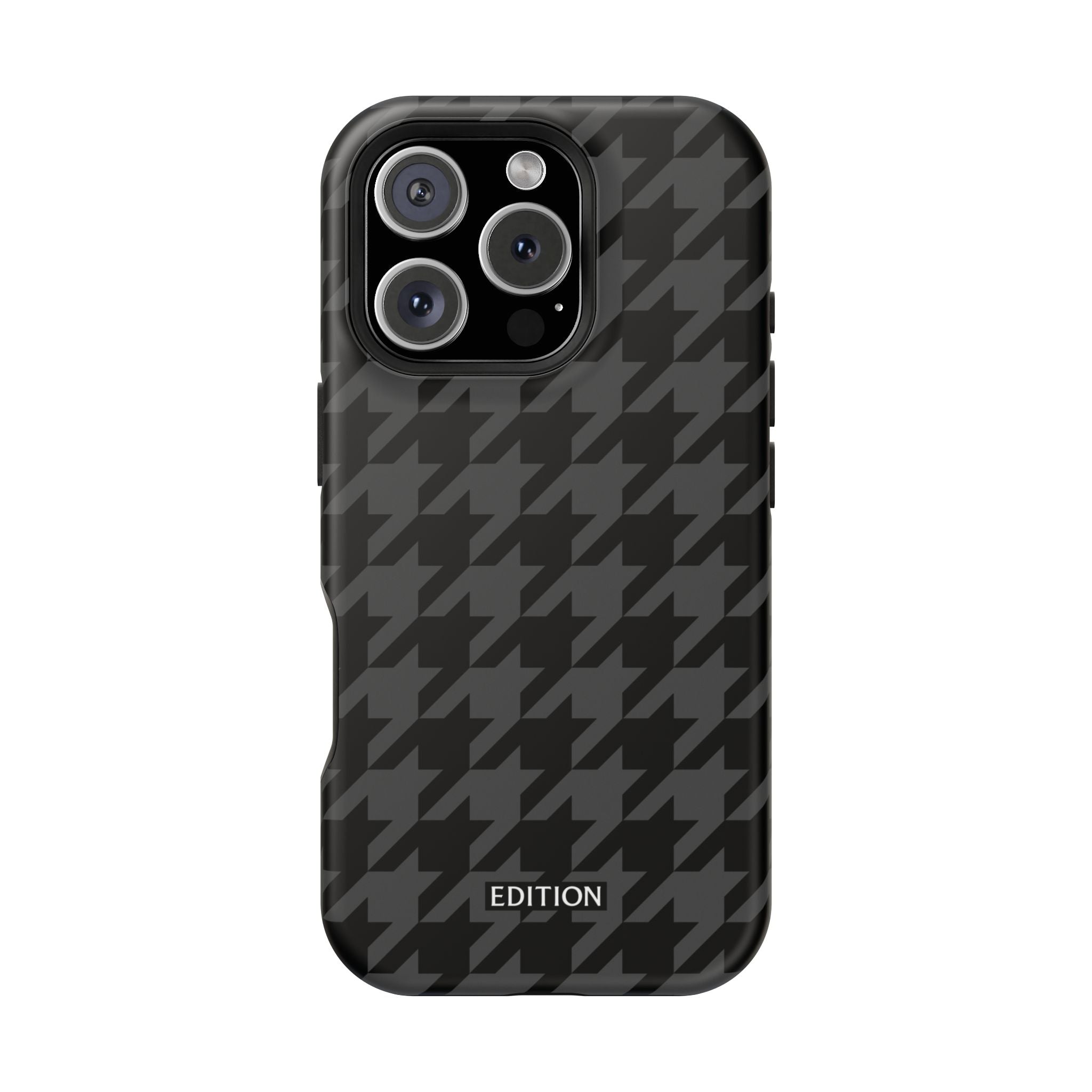 Grey Houndstooth Case