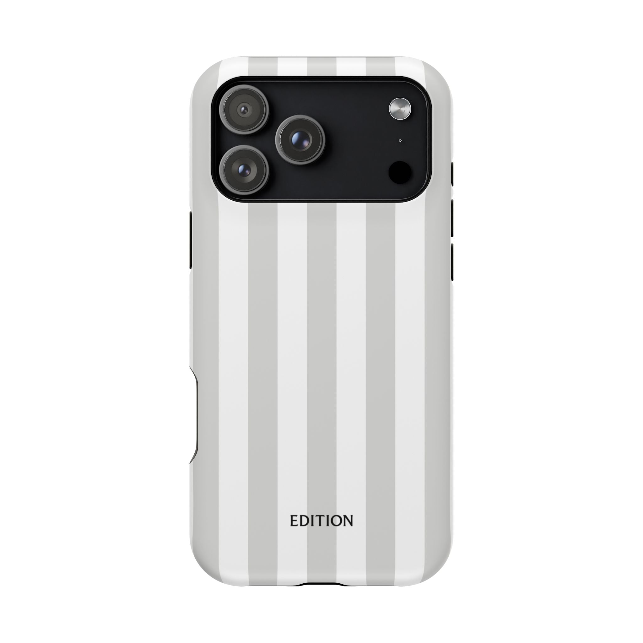 Grey Beach Stripe Case