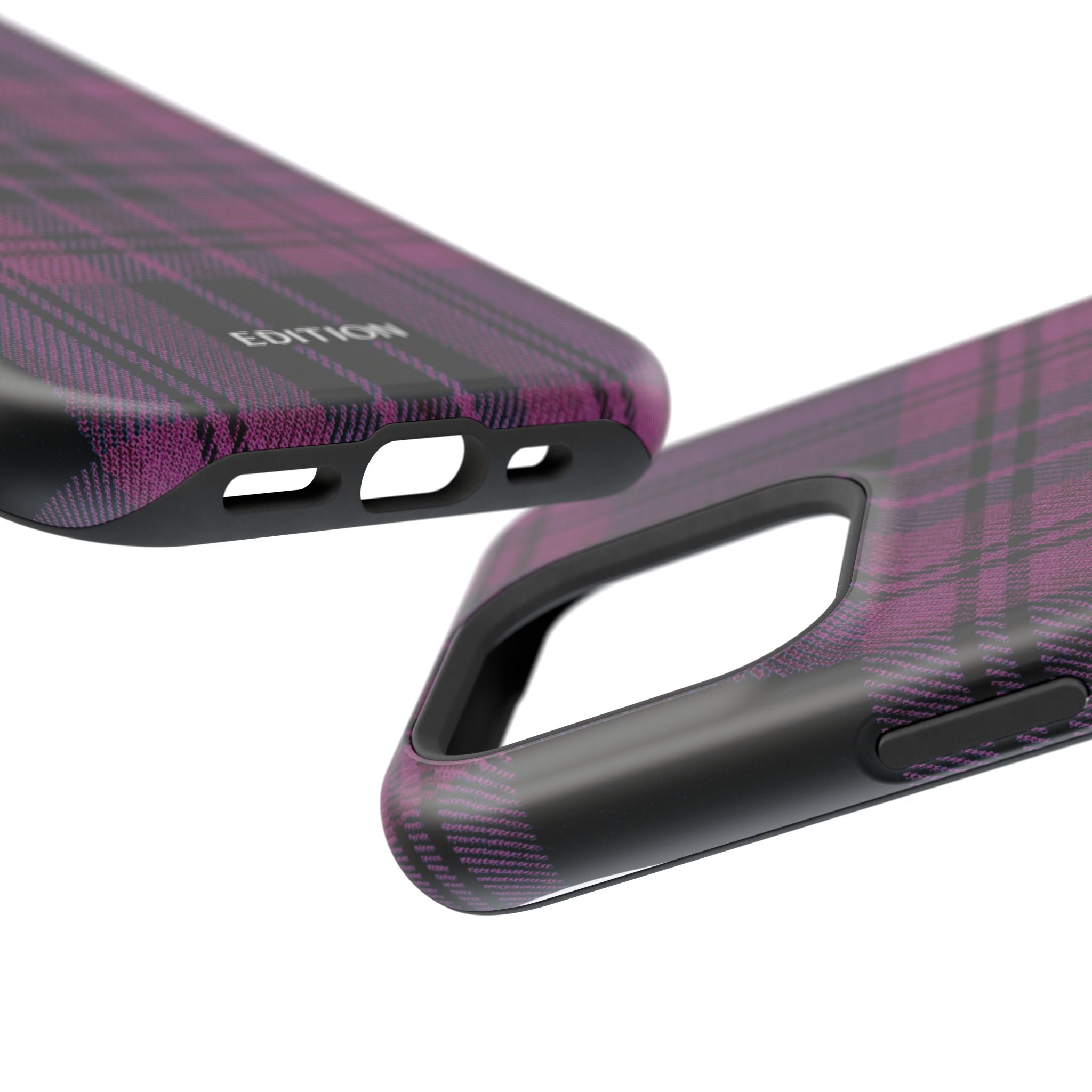 Black and Pink Plaid Case