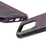 Black and Pink Plaid Case