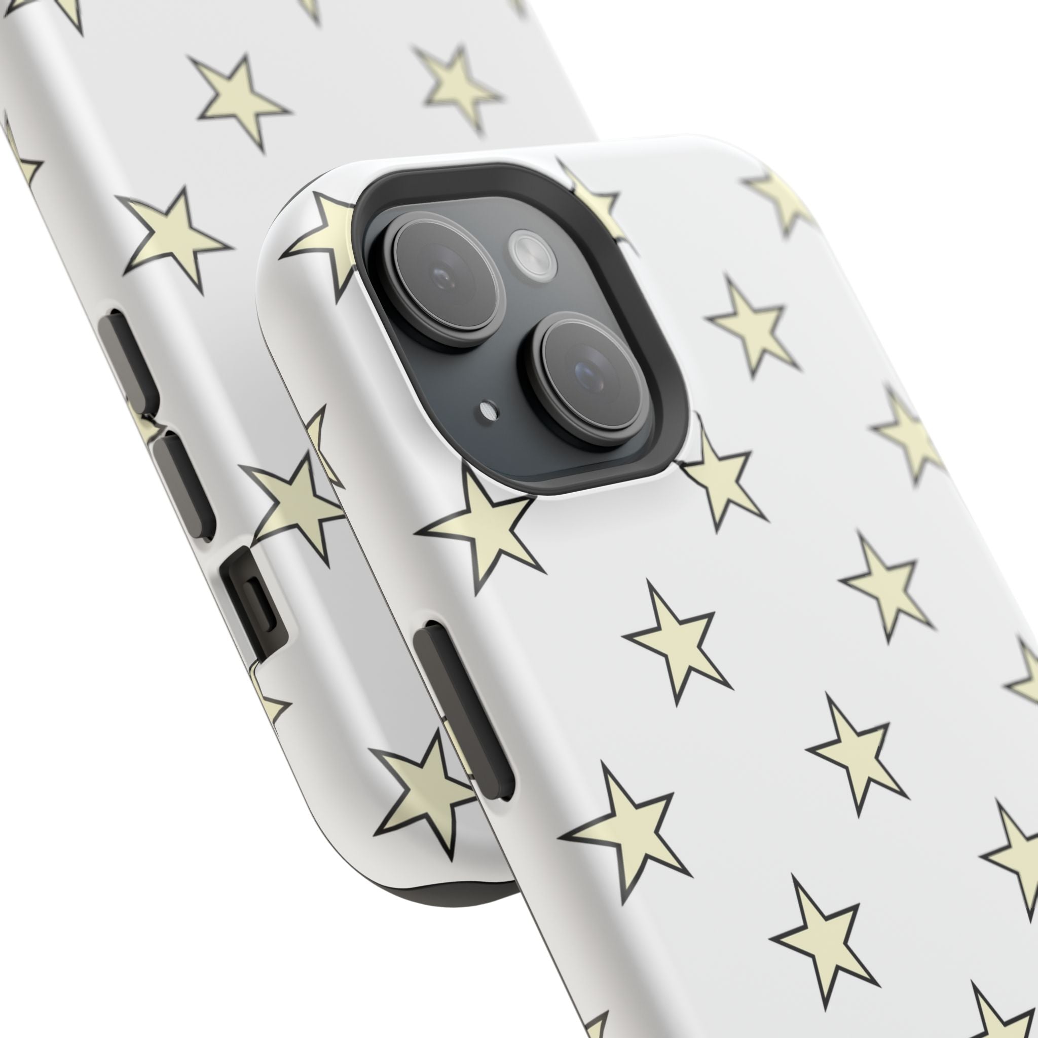Yellow and White Star Case