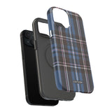 Blue and Pink Plaid Case