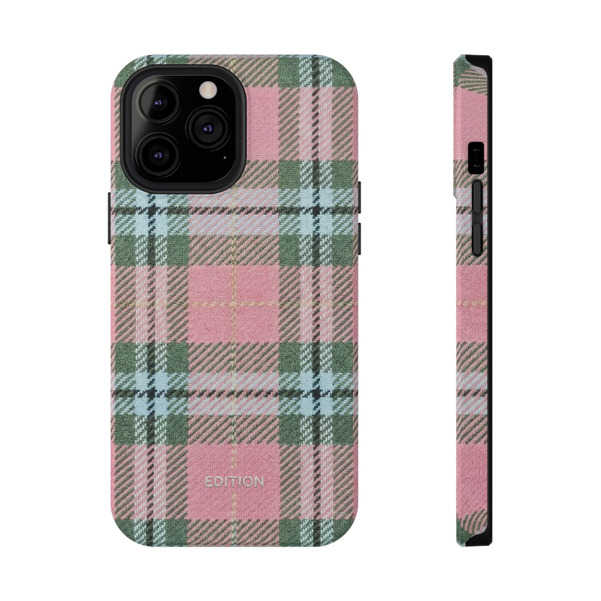 Baby Pink Plaid Case